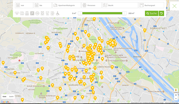View the Viennese Apartments on the map